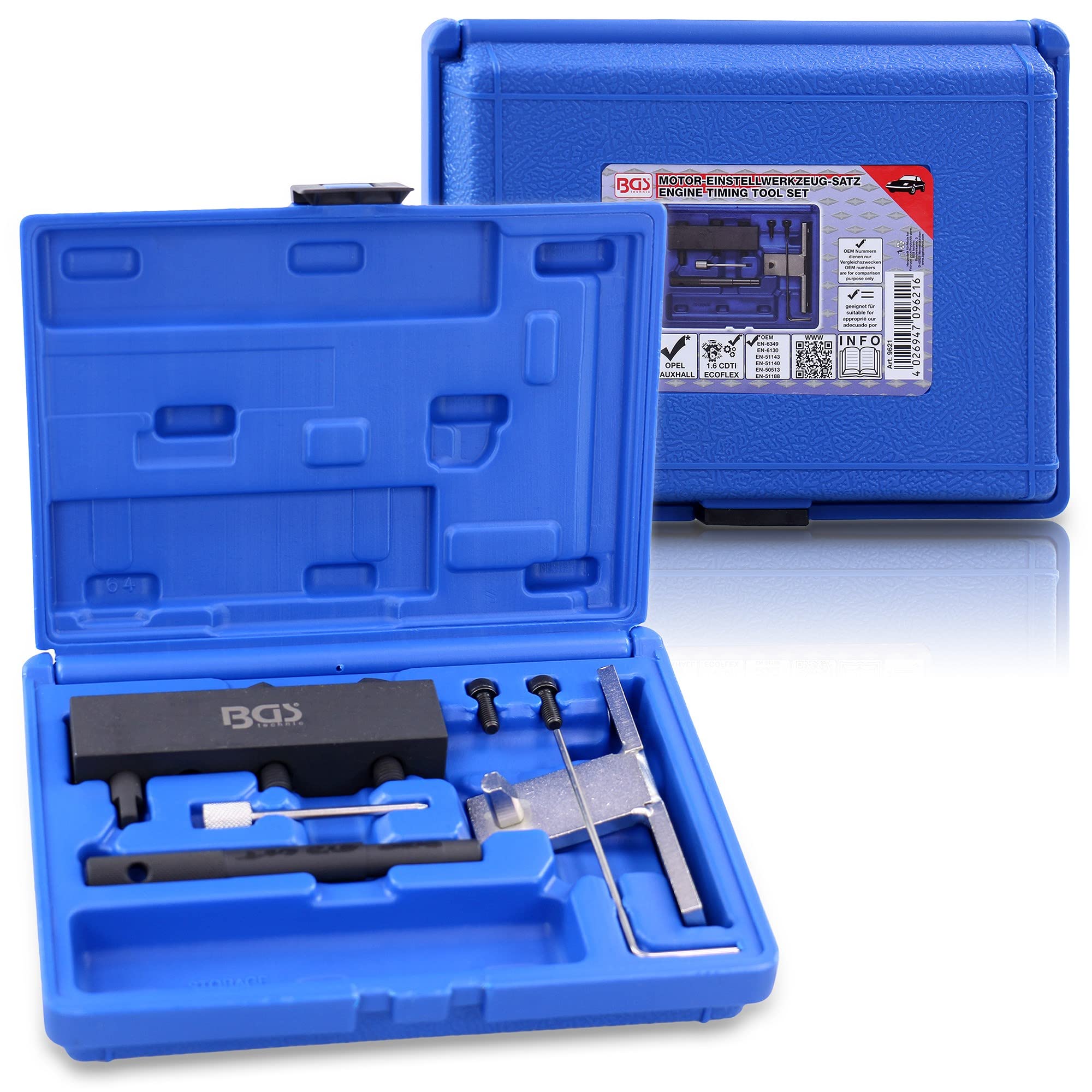 BGS 9621 | Engine Timing Tool Set | for Opel/Vauxhall 1.6